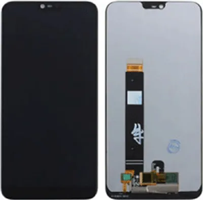 Produktbild von LCD Display + Touchscreen kompatibel mit Nokia 7.1, schwarz