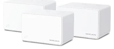Produktbild von TP-Link Halo H3000X, Weiß, Intern, Mesh-System, Dual-Band (2,4 GHz/5 GHz), Wi-Fi 6 (802.11ax), 2402 Mbit/s