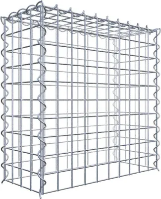 Produktbild von Anbaugabione Typ 3 50 cm x 50 cm x 20 cm (L x H x T), Maschenweite 5 cm x 5 cm, Spirale
