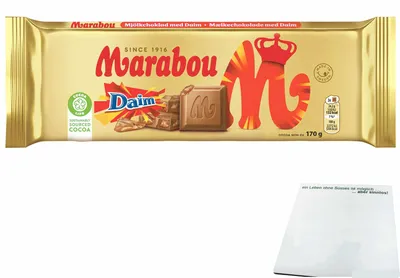Produktbild von Marabou Schokolade Daim (170g Tafel) + usy Block