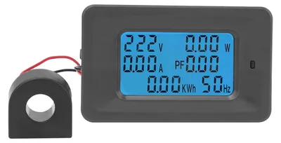 Image de Voltmètre numérique 6 en 1 pour la tension, le courant et la puissance, avec écran LCD