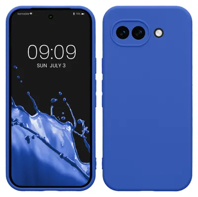 Produktbild von kwmobile Handyhülle für Google Pixel 10a Hülle - weiches Handy Silikon Case - Schutzhülle Cover - Baltik Blau