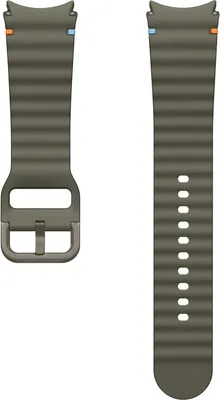 A watch band shown in two pieces against a white background.