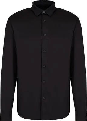 Produktbild von Armani Exchange 6dzcl6_zn10z Langarmhemd Schwarz L Mann Schwarz L