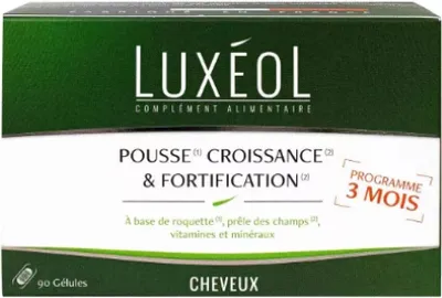 Image de Complément alimentaire pour les cheveux Cheveux Luxéol, 90 gélules