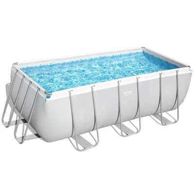 Produktbild von Power Steel Rack Pool 412X201X122 Grey 13X6Ft Bestway 6W1 + príslušenstvo