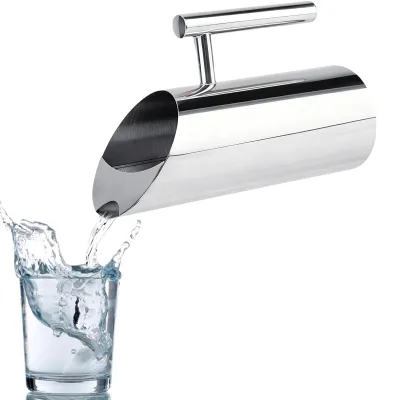 Edelstahl-Wasserkrug mit Eisschutz, 1 Liter, für kalte Getränke