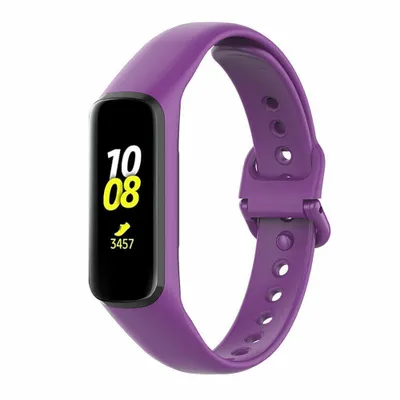 Produktbild von Strap-it Samsung Galaxy Fit 2 Silikonarmband (Lila)