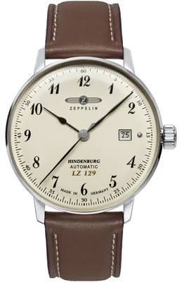 Produktbild von ZEPPELIN 8056-5 Uhr Herrenuhr Lederarmband Datum braun