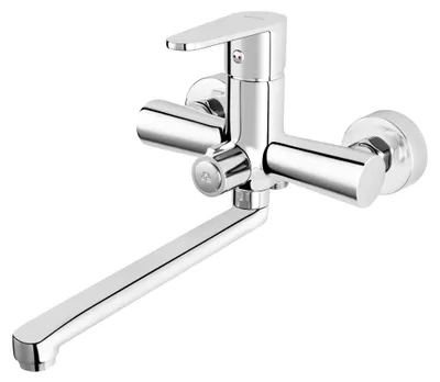 Produktbild von Wandarmatur mit Umstellventil und Anschluss für Brauseschlauch