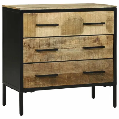 Obrázok produktu pre Maison Exclusive – Komoda s zásuvkami, 70 x 35 x 70 cm, masívne drevo mango