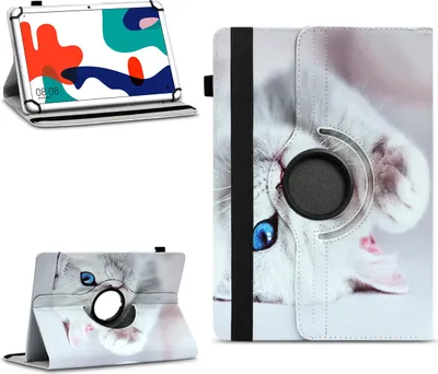 Produktbild von Tablet Tasche für Tabwee Tablet T90 / W90 Hülle Schutzhülle Schutz Drehbar CaseFarben:Motiv 3