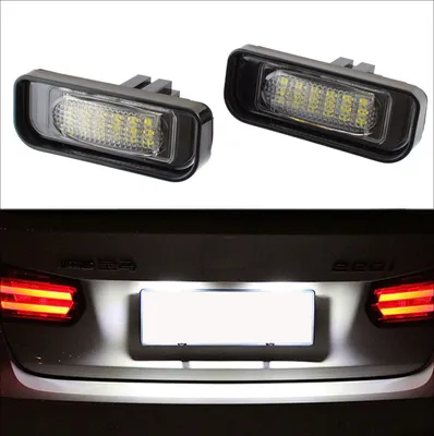 Produktbild von 2x 18 LED PREMIUM Kennzeichenbeleuchtung für Mercedes W220 S-Klasse ab 1998-2005