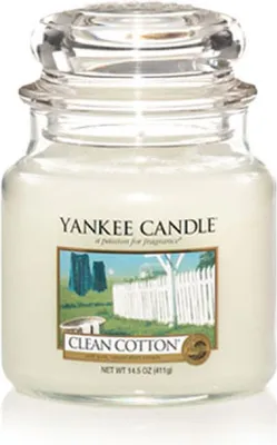 Immagine prodotto di Candela profumata Yankee Candle Clean Cotone 411g