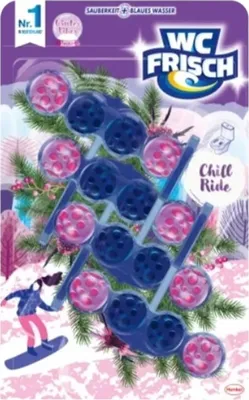 Produktbild von WC Frisch Toiletten-Duftspüler Chill Ride, 4er-Pack, Hergestellt in Deutschland
