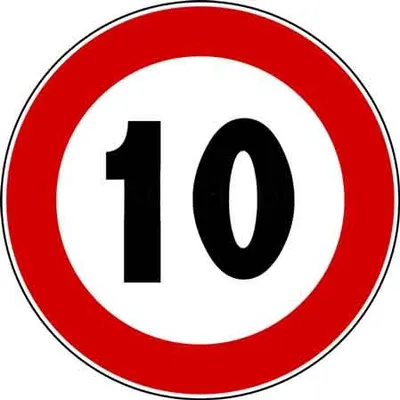 Image de Panneau de signalisation FIG. 50 « LIMITE DE VITESSE » 30 km/h - Ø 60 cm