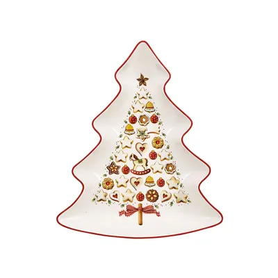 Obrázok produktu pre Villeroy & Boch 1486123760, Viacfarebný, Obrázok, Porcelán, Vianočný stromček, 265 mm, 560 g