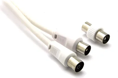 Produktbild von G&BL AN202B, 2 m, 9.5mm, Männlich/Weiblich, Weiß