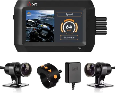 Obrázok produktu pre Duálny kamerový systém pre motocykel S2DL - Bluetooth, WiFi, GPS