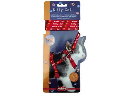 Produktbild von Nobby Garnitur Kitty Cat rot