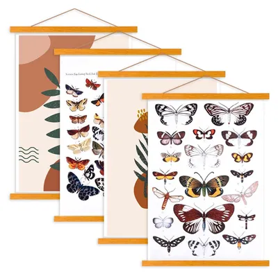 Produktbild von Magnetische Posterhalter, Set von 4, 30 cm