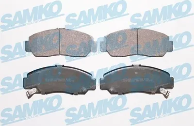 Produktbild von SAMKO Bremsbeläge Satz Vorne Bremsklötze für HONDA CIVIC VII Hatchback (EU, EP, EV) 5SP1071