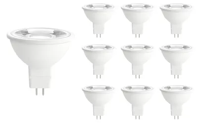 Produktbild von Spectrum GU5.3 LED Spot Lampe 5W 450lm 4000K Neutralweiß 12V 50mm 10 Stück
