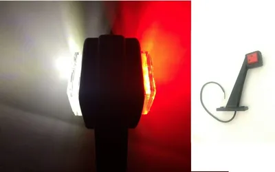 Produktbild von LED Begrenzungsleuchte Umrissleuchte 6 LEDs Anhänger Trailer LKW 12/24V LINKS