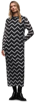 Produktbild von Street One Mesh-Plissée Kleid Black 36