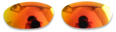 Imagen del producto de Omgoods - Lentes de repuesto polarizadas para gafas de sol (rojo intenso)