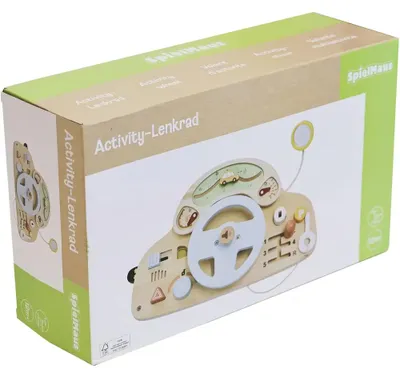 Produktbild von SpielMaus Holz Spielmaus Holz Activity Holz-Lenkrad