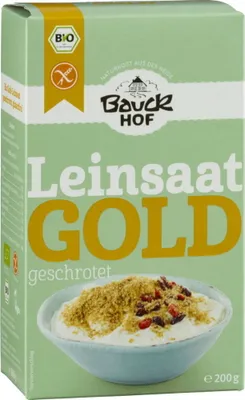 Produktbild von Leinsaat - Gold geschrotet 200g 6er Pack