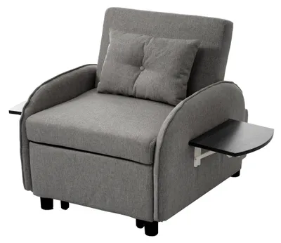 Produktbild von Schlafsofa - Schlafstuhl - Gästebett - Klappstuhl - Klappbares Einzelbett - Mit Schlafplatzfunktion