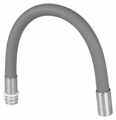 Productafbeelding van Vayox Flexibele uitloop voor doorstroomverwarmers, grijs | Vervanging uitloop voor waterkraan, 43 cm met perlator en 2 afdichtingen | Flexibele uitloop voor waterkraan, AI-gegenereerde afbeelding