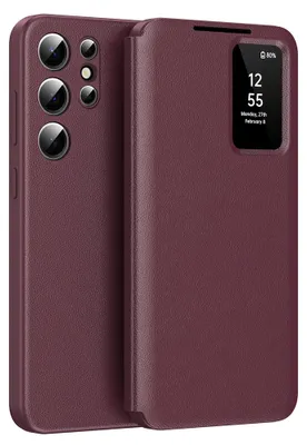 Zdjęcie produktu dla Techsuit - SmartView Series etui do Samsung Galaxy S24 Ultra - czerwone