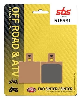Produktbild von Bremsbelag SBS 519RSI (Satz pro Scheibe) Offroad Racing Sinter