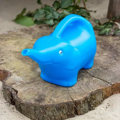 Produktbild von Kindergießkanne, Blumengießkanne, Kanne für Sandkasten, Elefant in blau