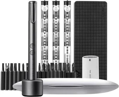 Immagine prodotto di Mini cacciavite 62 in 1 con luce LED e batteria ricaricabile per l'elettronica
