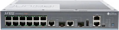 Produktbild von Juniper EX2200-C, Managed, L2, Gigabit Ethernet (10/100/1000), Power over Ethernet (PoE), Rack-Einbau, 1U
