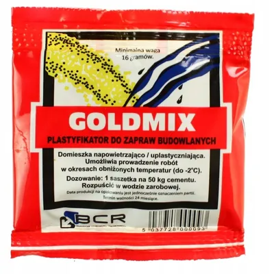 Obrázek produktu pro Plastifikátor do betonu Goldmix Sáček 16G