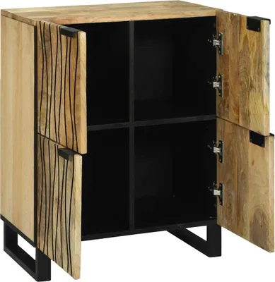 Produktbild von vidaXL Sideboard Braun 60 x 33 x 75 cm massives Mangoholz