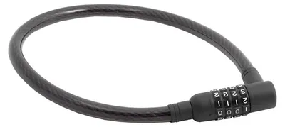 Produktbild von Fahrrad Zahlenschloss ACL-69 700mm Stahlseil 15 mm universal schwarz