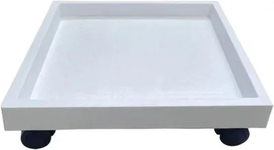 Obrázek produktu pro Mobilier vozík na rostliny, bílý, 32 cm