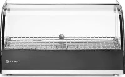 Immagine prodotto di HENDI Espositore da banco riscaldato, singolo, nero, 220-240V/800W, 554x376x(H)311mm