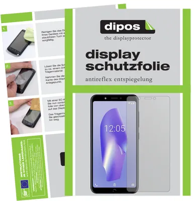 Produktbild von 2x Schutzfolie für BQ Aquaris C matt Displayschutzfolie Folie Display Schutz