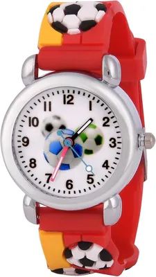 Produktbild von Analog, 3D Cartoon Lernuhr Quarzwerk, Silikon Uhrenarmband, 3 Jahre bis 11 Jahre, Armbanduhr Mädchen Junge Kinder