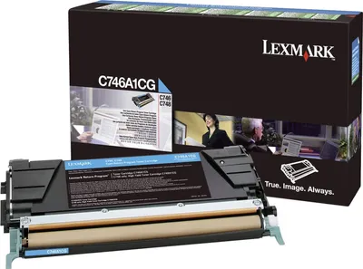 Immagine prodotto di LEXMARK/IBM C746A1CG LEXMARK Toner für LEXMARK C746/C748, cyan