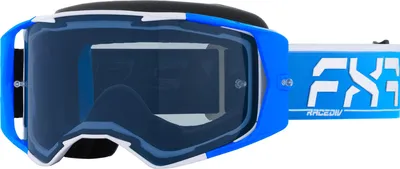 Immagine prodotto di Occhiali da motocross FXR Factory Ride Logo, blu/bianchi