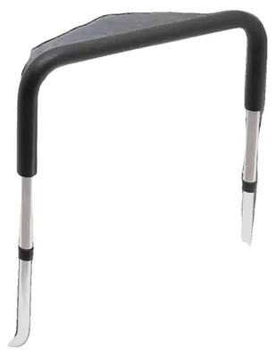 Produktbild von Betthalterung, verstellbare Höhe 66-81 cm, maximale Tragfähigkeit 136 kg, rutschfeste Armlehnenbreite 10 cm, Armlehnenbreite 20 cm, werkzeugfreie Montage
