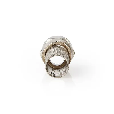 Immagine prodotto di Connettore F | Dritto | Maschio | Nichelato | 75 Ohm | Twist-On | Diametro ingresso cavo: 7,5 mm | Lega di zinco | Argento | 25 pz. | Sacchetto di plastica